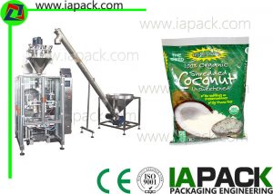 Automaattinen jauhepakkaus Machine Auger täytteenä Coconut Jauhe