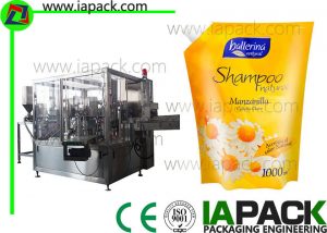 Shampoo Muovinen Doypack Pakkaus Machine Automatic Liquid